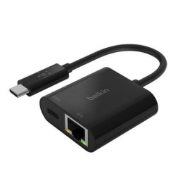 USB C to RJ45 Network Adapter Belkin INC001BTBK Black