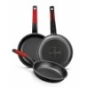 Non-stick frying pan BRA A411226 Black Stainless steel