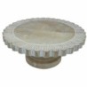 Centerpiece DKD Home Decor 30,5 x 30,5 x 12,7 cm Natural Colonial Stripped