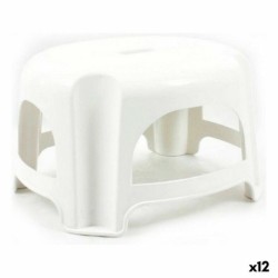 Stool Dem Sabin White 33 x 28 x 18 cm (12 Units)