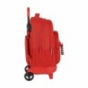 School Rucksack with Wheels Compact Atlético Madrid M918 Red White (33 x 45 x 22 cm)