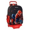 School Rucksack with Wheels Spider-Man Hero Black 33 x 42 x 14 cm