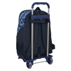 School Rucksack with Wheels El Niño Bahia Blue (32 x 44 x 16 cm)