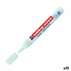 Liquid chalk marker Edding 4095 White (10 Units)