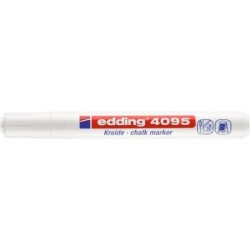 Liquid chalk marker Edding 4095 White (10 Units)