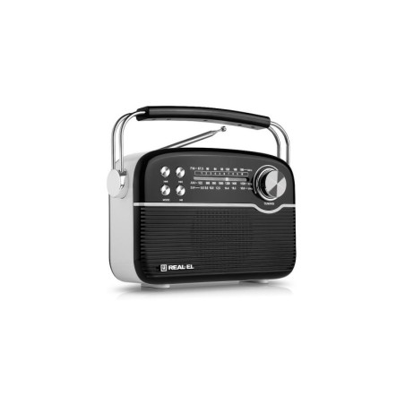 Radio Real-El X-545 Black Silver