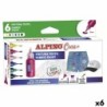 Painting set Alpino Fabric Paint Textile (6 Units)