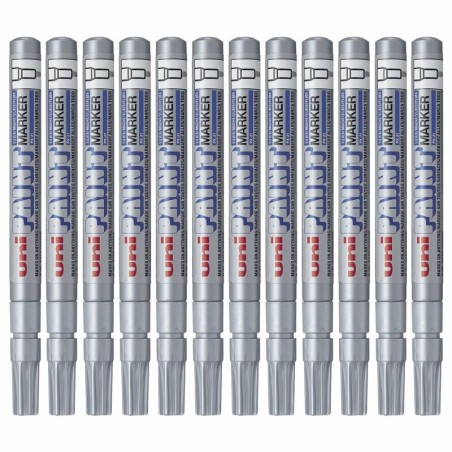 Permanent marker Uni-Ball Paint PX-21L Silver 12 Pieces