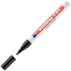 Permanent marker Edding 751 Black (10 Units)