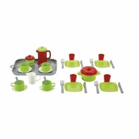 Dinnerware Set Ecoiffier Tray Dinette Garni Toy