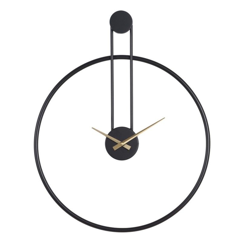 Wall Clock 50 x 5 x 62 cm Black Metal