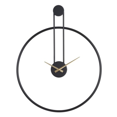 Wall Clock 50 x 5 x 62 cm Black Metal