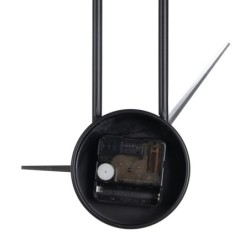 Wall Clock 50 x 5 x 62 cm Black Metal