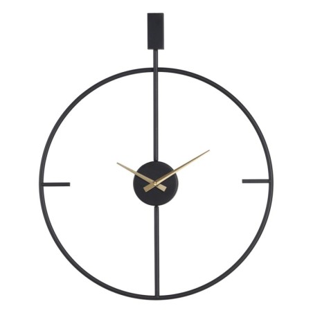 Wall Clock 50 x 5 x 62 cm Black Metal