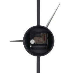 Wall Clock 50 x 5 x 62 cm Black Metal