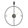 Wall Clock 50 x 5 x 62 cm Black Metal