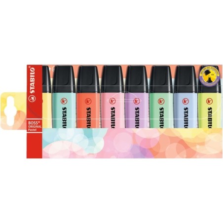 Fluorescent Marker Set Stabilo Boss Original 8 Pieces Multicolour