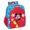 School Bag Mickey Mouse Clubhouse Fantastic Blue Red 32 X 38 X 12 cm