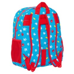 School Bag Mickey Mouse Clubhouse Fantastic Blue Red 32 X 38 X 12 cm