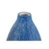 Vase DKD Home Decor Blue Sky blue Navy Blue Dolomite Mediterranean Aged finish 11 x 11 x 36 cm (2 Units)