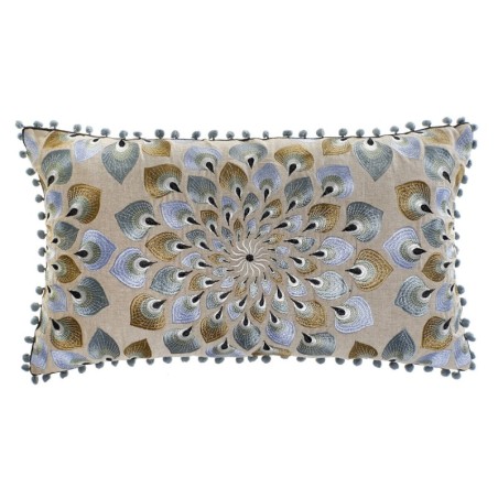 Cushion DKD Home Decor Blue Beige 36 x 15 x 60 cm