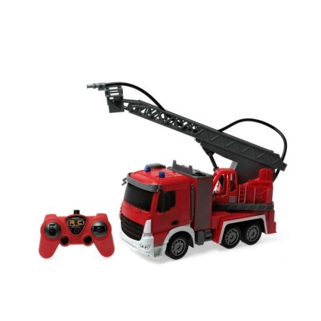 Backhoe Excavator Truck Fire Engine 1:24