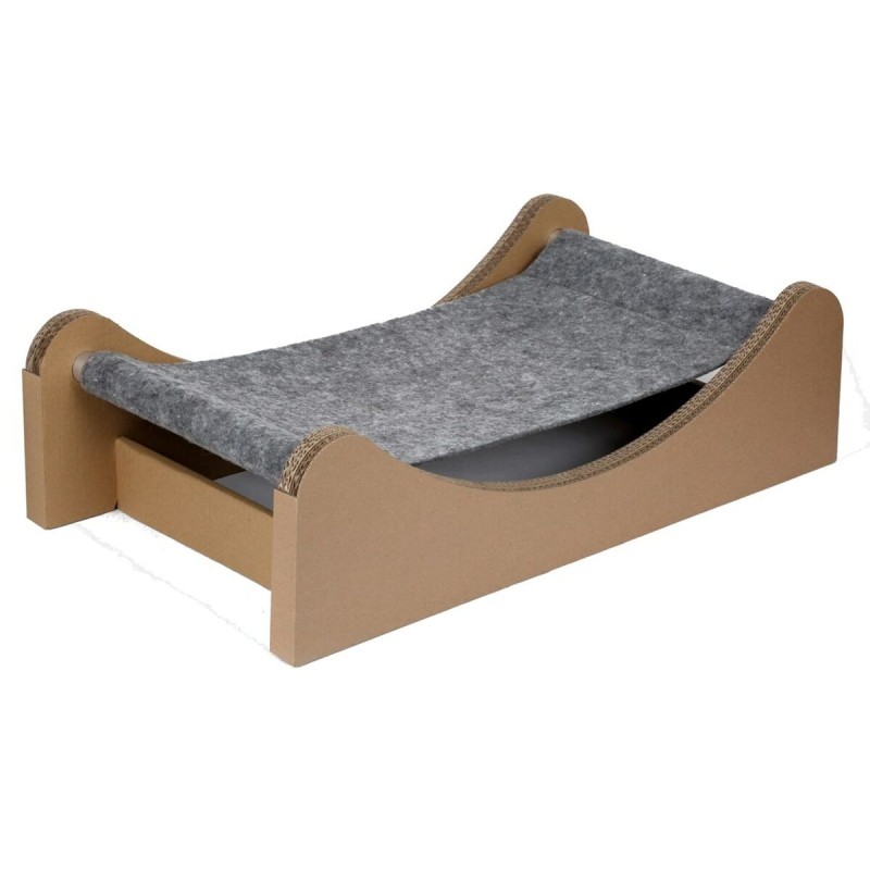 Hanging Cat Hammock Carton+Pets Mia Grey