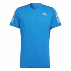 Men’s Short Sleeve T-Shirt Adidas Own The Run Blue