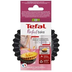 Tartlets tin Tefal J1608102 Brown Ø 11 cm 4 Units