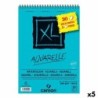 Drawing Pad Canson AQUARELLE XL 21 x 29,7 cm 5 Units 30 Sheets 300 g/m² 210 x 297 mm