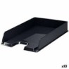 Set of organiser trays Esselte Europost Opaque Black 10 Units