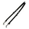 Coupling for 2-dog lead Gloria Black (1.6 x 35-56 cm) (1.6 x 35-56 cm)