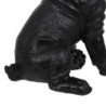 Decorative Figure Black Golden Dog 15,5 x 18,4 x 25,5 cm