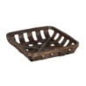 Basket set Brown Wood 52 x 52 x 11,5 cm (3 Units)