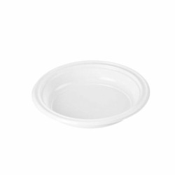 Set of reusable plates Algon White Plastic 20,5 x 20,5 x 3 cm (6 Units)