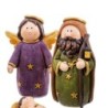 Christmas bauble Multicolour Polyresin Nativity/Bethlehem 12,5 cm (10 Pieces)