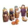 Christmas bauble Multicolour Polyresin Nativity/Bethlehem 12,5 cm (10 Pieces)