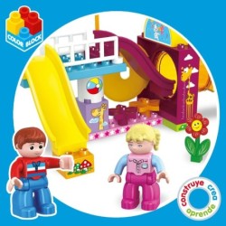 Construction set Colorbaby Playground 50 Pieces (2 Units)