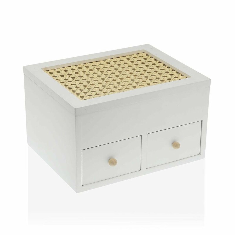 Jewelry box Versa White (18 x 13,5 x 23 cm)