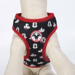 Dog Harness Mickey Mouse Black