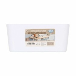 Multi-purpose basket Confortime White 24 x 16,5 x 10 cm (24 Units)