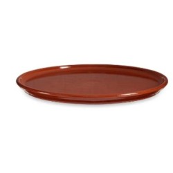 Pizza Plate Baked clay 32 x 2 x 32 cm (6 Units)