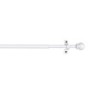 Net curtain rod Stor Planet Cintacor Sphere 70-120 cm Metal White