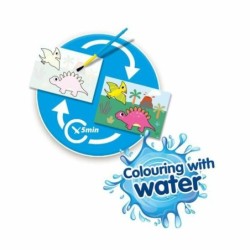 Pictures to colour in SES Creative Colouring with Water Dinosaurs