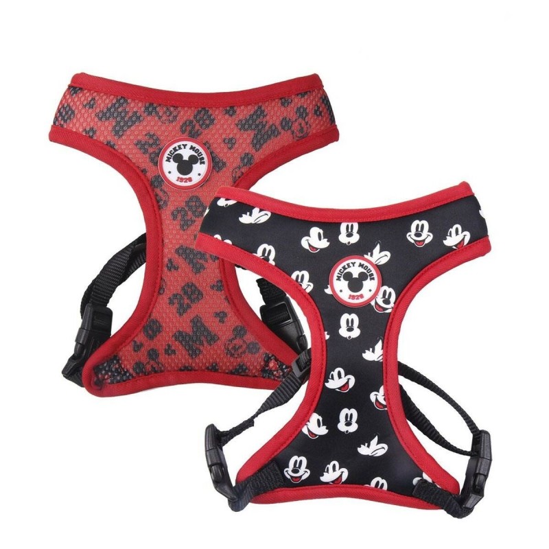 Dog Harness Mickey Mouse S/M Black