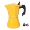 Italian Coffee Pot Oroley Petra Mustard 6 Cups