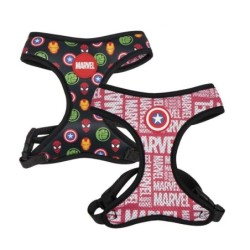 Dog Harness Marvel Reversible S/M Red