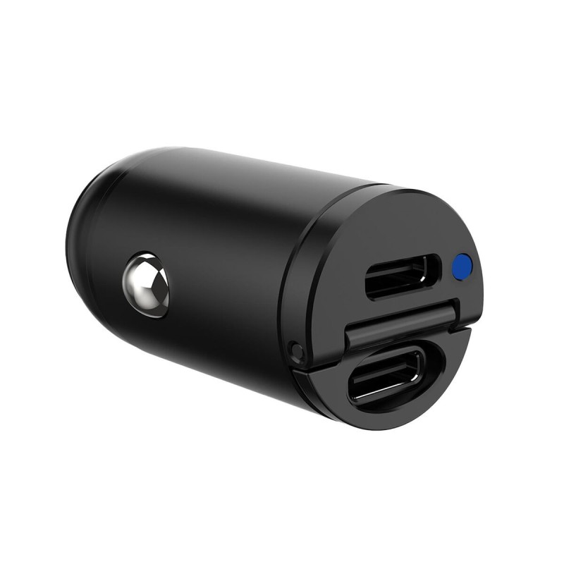 Car Charger Celly CCMINI2USBCBK Black