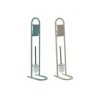 Toilet Roll Holder Home ESPRIT White Turquoise Metal 30 x 16 x 78,5 cm (2 Units)