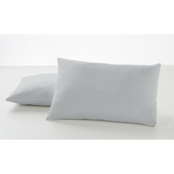 Pillowcase Alexandra House Living Pearl Gray 50 x 80 cm (2 Units)